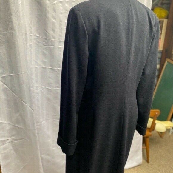 Bill Jones New York‎ Womens Light Weight Double Breasted Long 100% Wool Coat - Picture 7 of 9